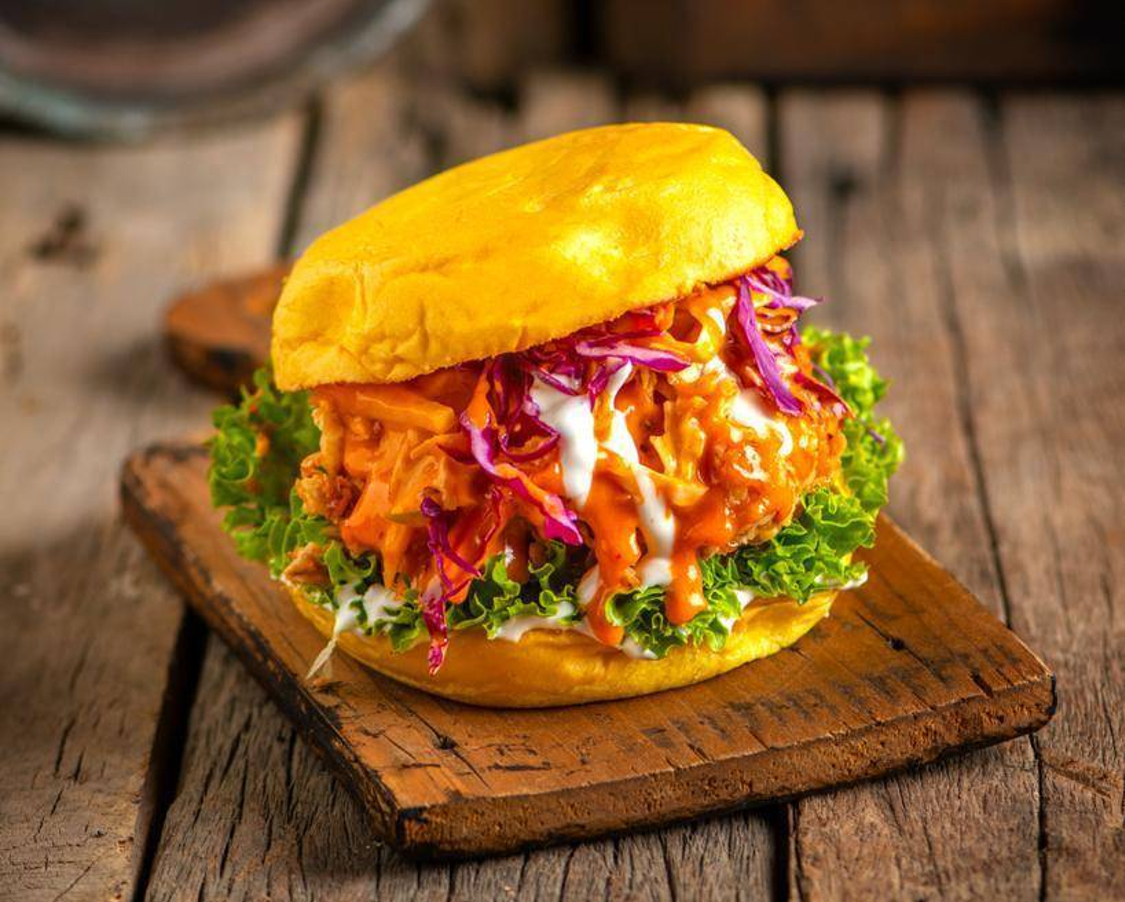 Maple Sriracha Chicken Burger